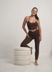 L'ESSENCE - Legging taille haute en V