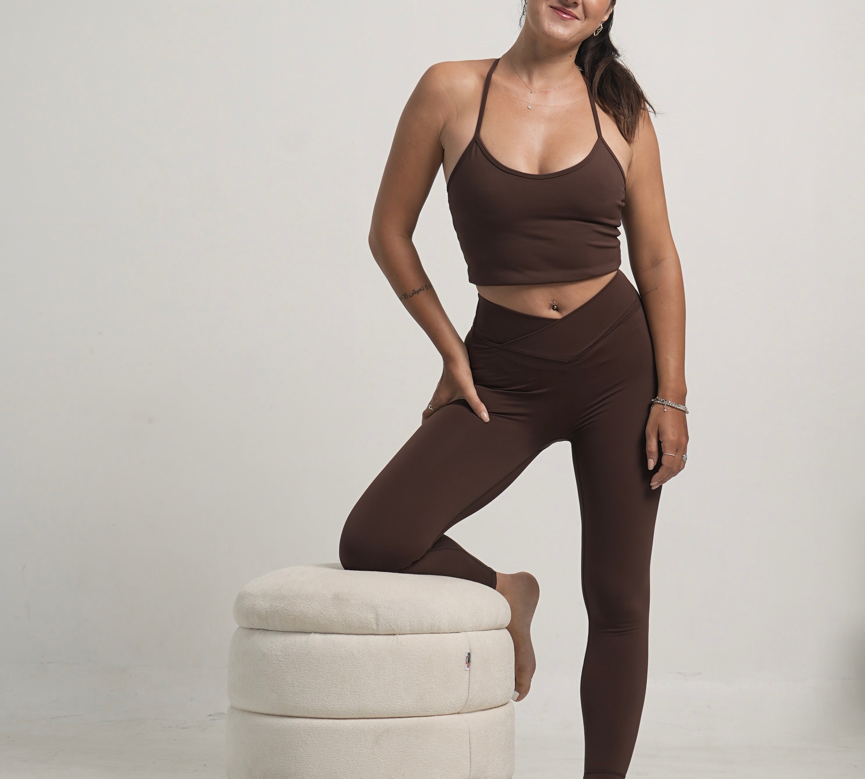 L'ESSENCE - Legging taille haute en V