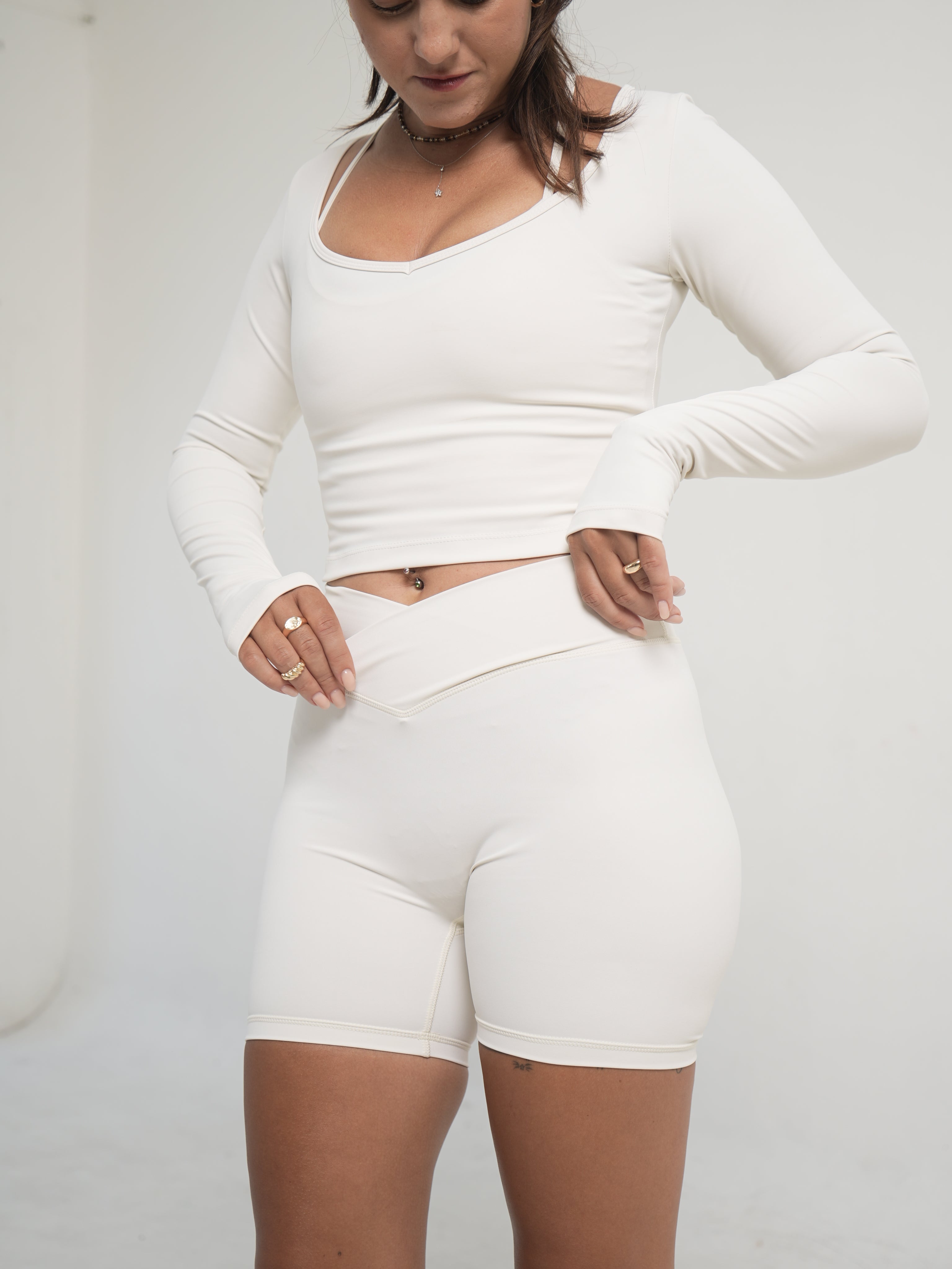 L'AUDACE - Short taille haute en V