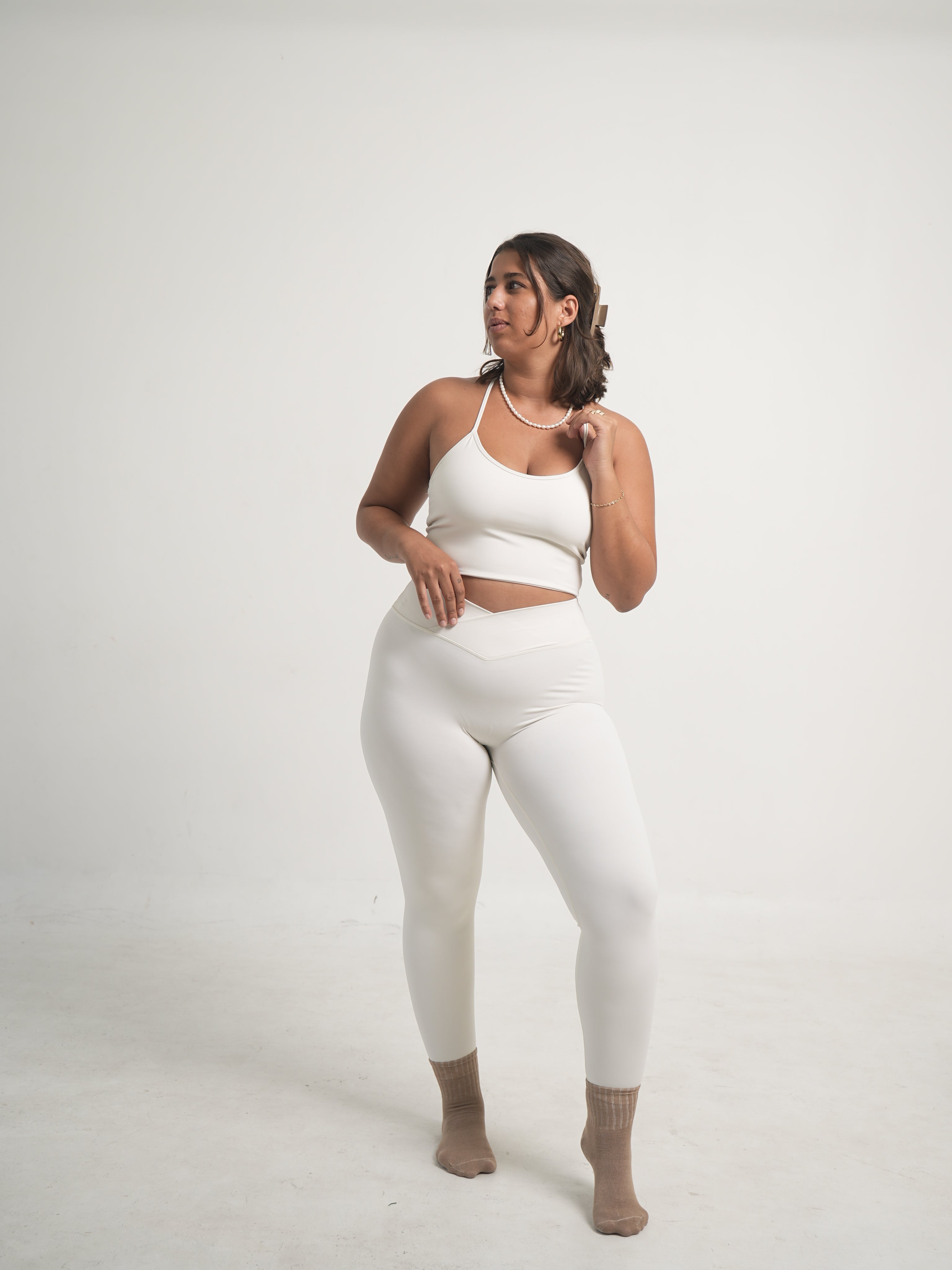 L'ESSENCE - Legging taille haute en V