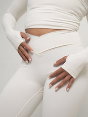 L'ESSENCE - Legging taille haute en V