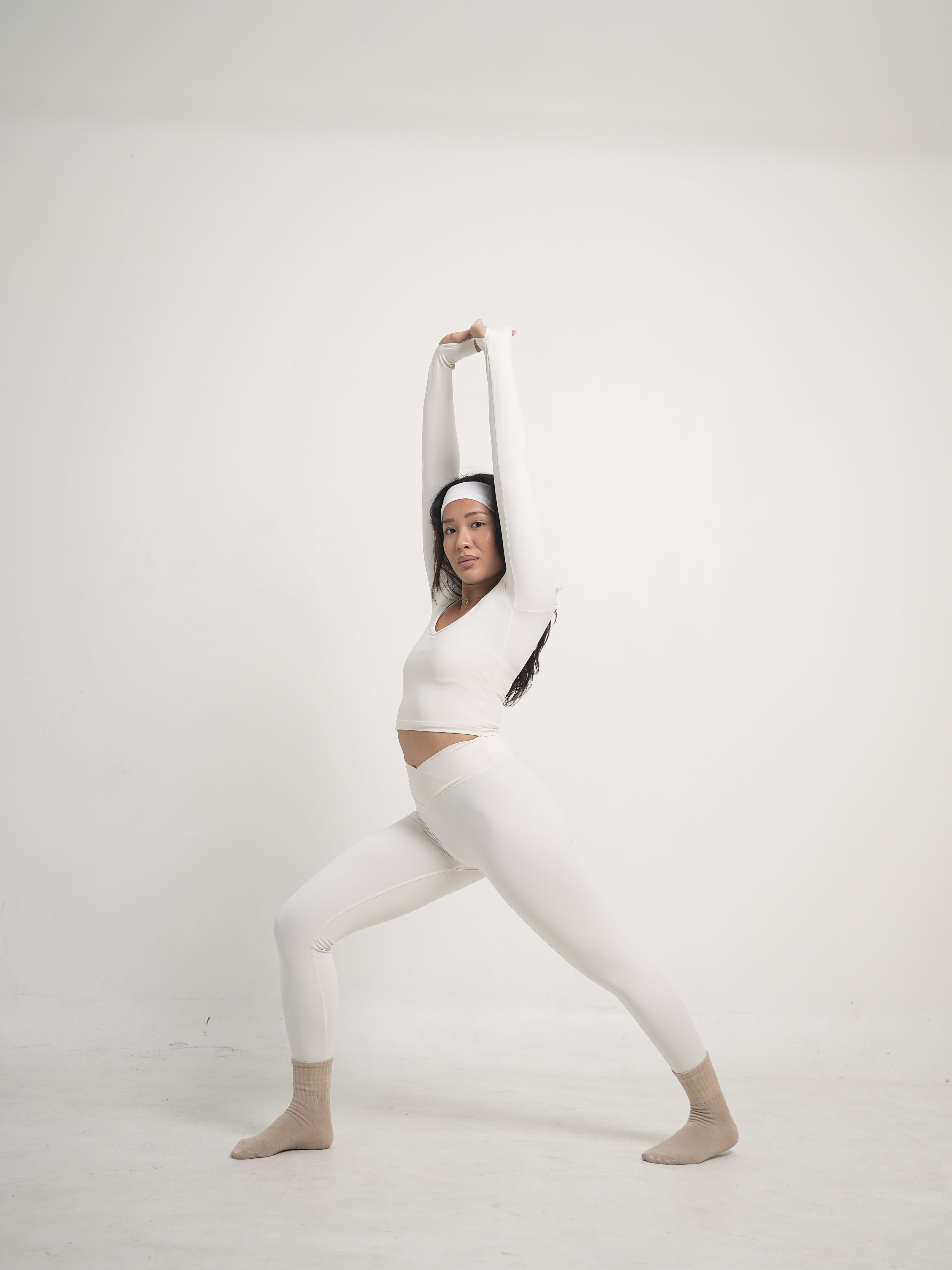 L'ESSENCE - Legging taille haute en V